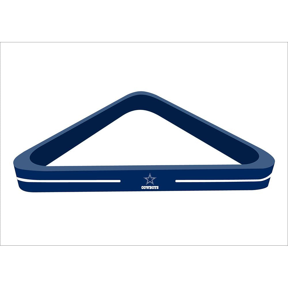 Dallas Cowboys NFL Billiard Ball Triangle Rack