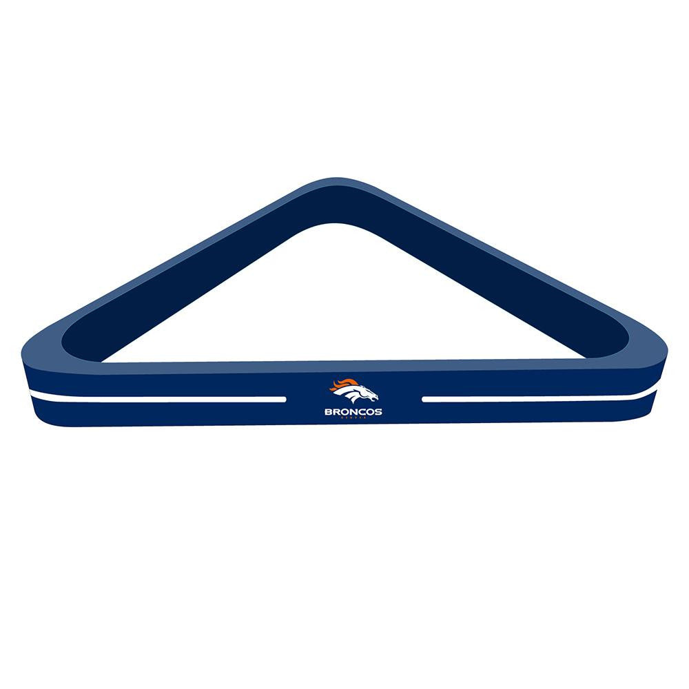 Denver Broncos NFL Billiard Ball Triangle Rack