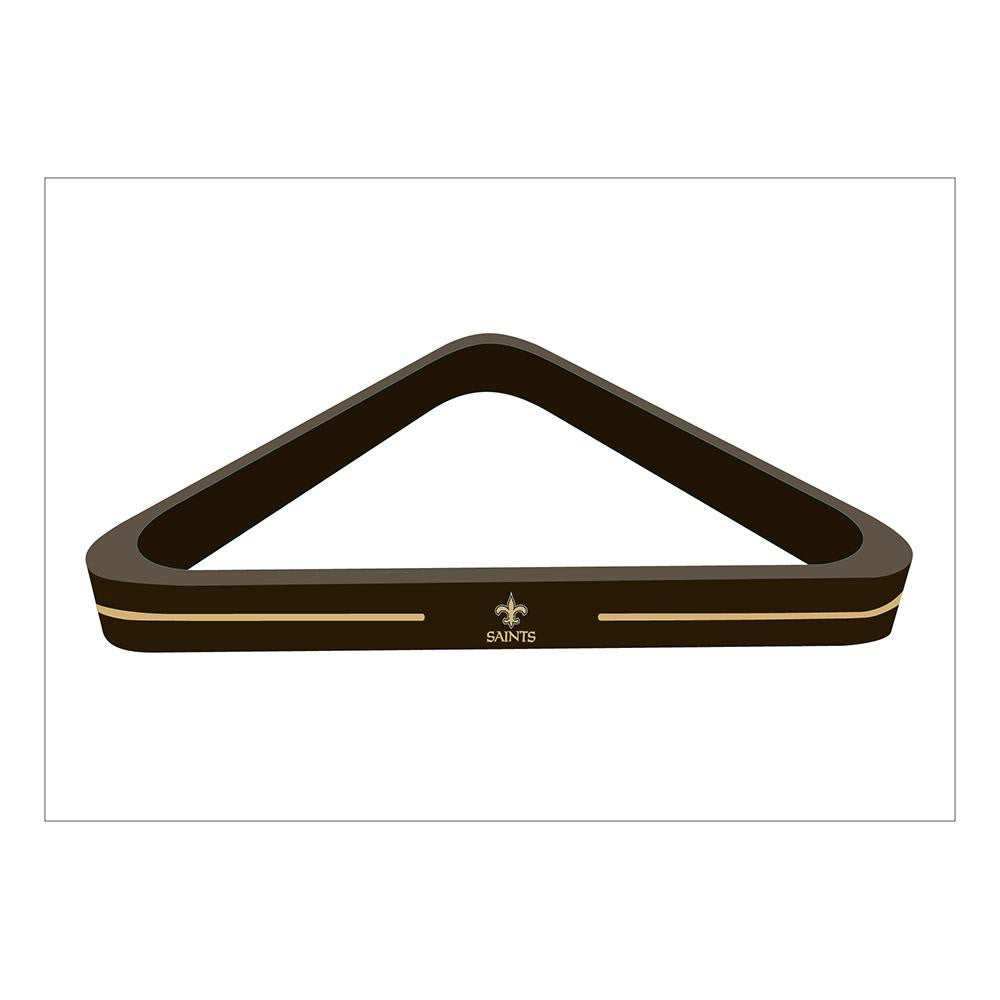 New Orleans Saints NFL Billiard Ball Triangle Rack