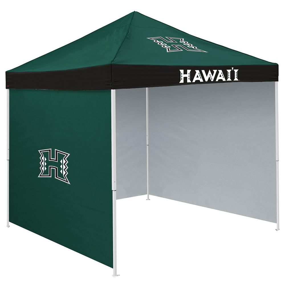 Hawaii Rainbow Warriors NCAA 9' x 9' Economy 2 Logo Pop-Up Canopy Tailgate Tent