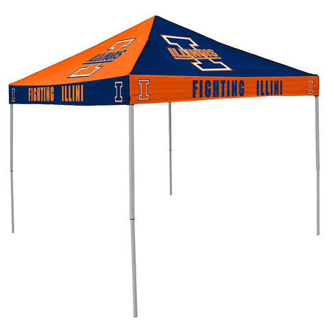 Illinois Fighting Illini NCAA 9' x 9' Checkerboard Color Pop-Up Tailgate Canopy Tent