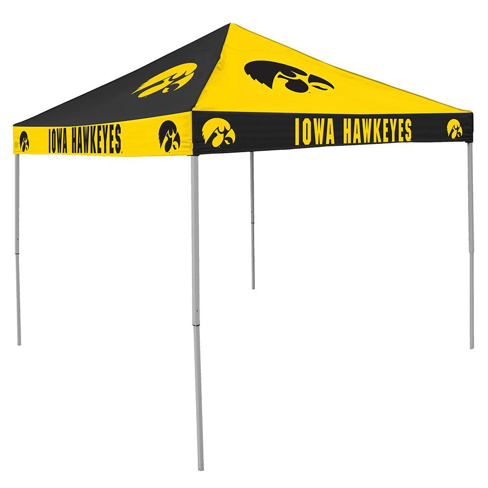 Iowa Hawkeyes NCAA 9' x 9' Checkerboard Color Pop-Up Tailgate Canopy Tent