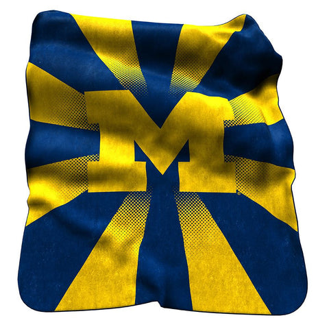 Michigan Wolverines NCAA Raschel Throw