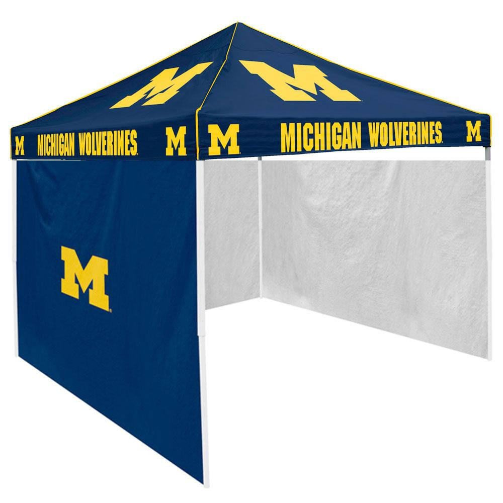 Michigan Wolverines NCAA Colored 9'x9' Tailgate Tent With Side Wall