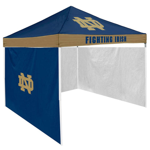 Notre Dame Fighting Irish NCAA 9' x 9' Economy 2 Logo Pop-Up Canopy Tailgate Tent With Side Wall