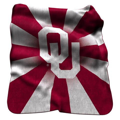 Oklahoma Sooners NCAA Raschel Throw