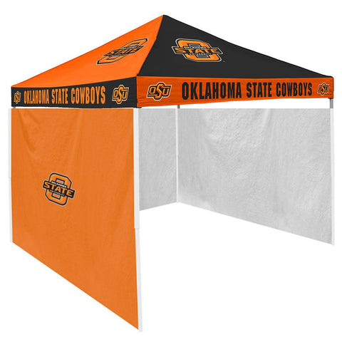 Oklahoma State Cowboys NCAA 9' x 9' Checkerboard Color Pop-Up Tailgate Canopy Tent With Side Wall