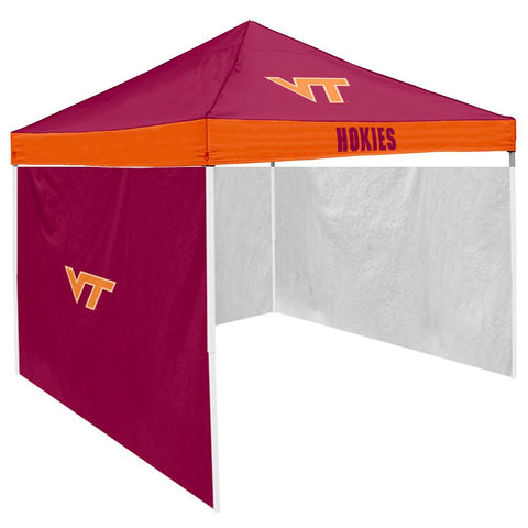 Virginia Tech Hokies NCAA 9' x 9' Economy 2 Logo Pop-Up Canopy Tailgate Tent With Side Wall