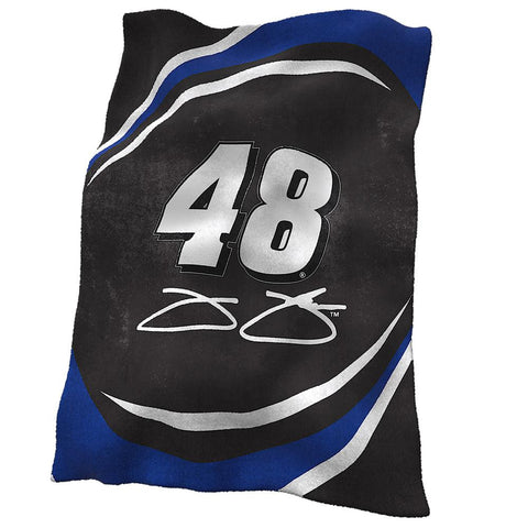 Jimmie Johnson NASCAR UltraSoft Fleece Throw Blanket (84in x 54in)