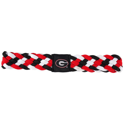 Georgia Bulldogs NCAA Braided Head Band 6 Braid