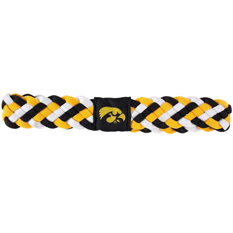 Iowa Hawkeyes NCAA Braided Head Band 6 Braid