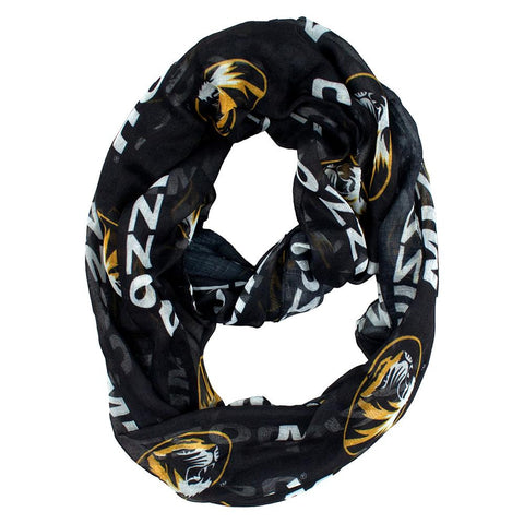 Missouri Tigers NCAA Sheer Infinity Scarf