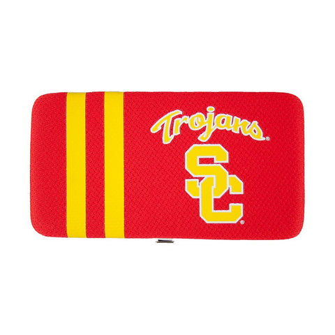 USC Trojans NCAA Shell Mesh Wallet