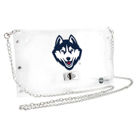 Connecticut Huskies NCAA Clear Envelope Purse