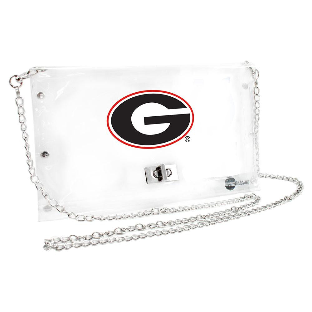 Georgia Bulldogs NCAA Clear Envelope Purse