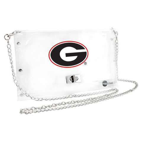 Georgia Bulldogs NCAA Clear Envelope Purse