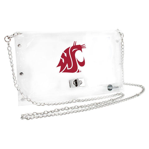 Washington State Cougars NCAA Clear Envelope Purse