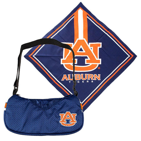 Auburn Tigers NCAA Fandana and Jersey Purse Set