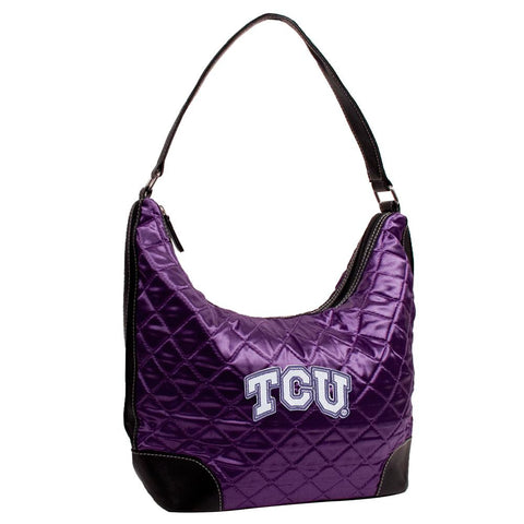 Texas Christian Horned Frogs NCAA Quilted Hobo (Purple)