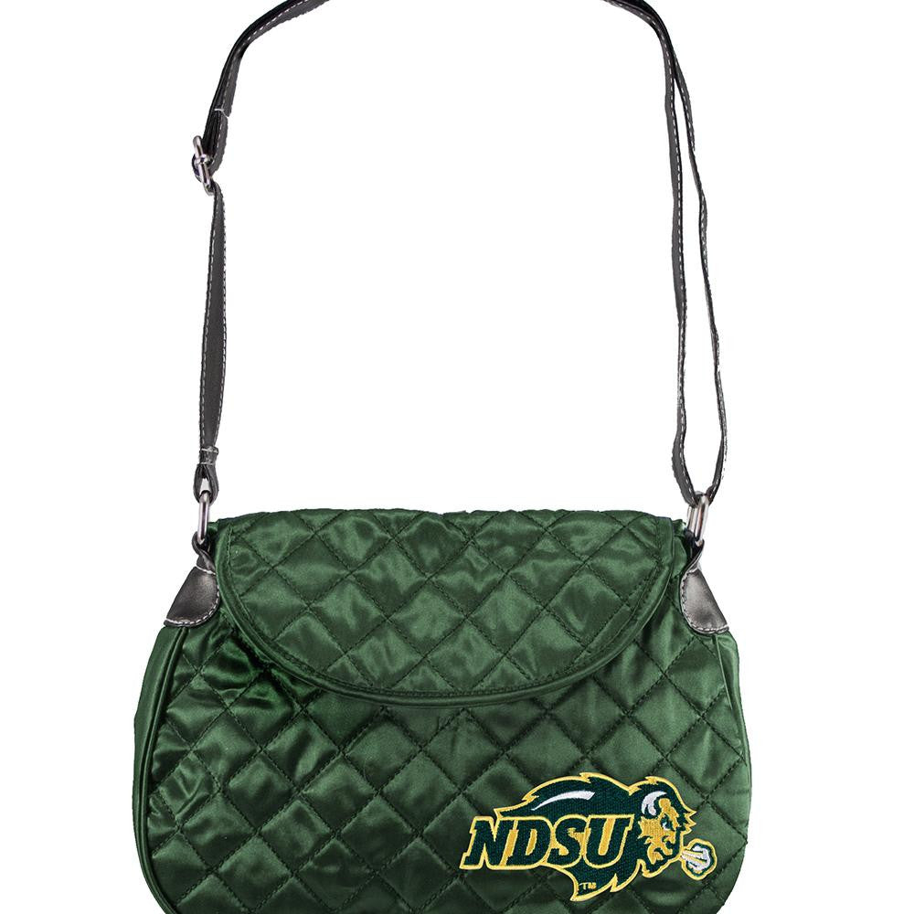 North Dakota State Bison NCAA Quilted Saddlebag (Green)