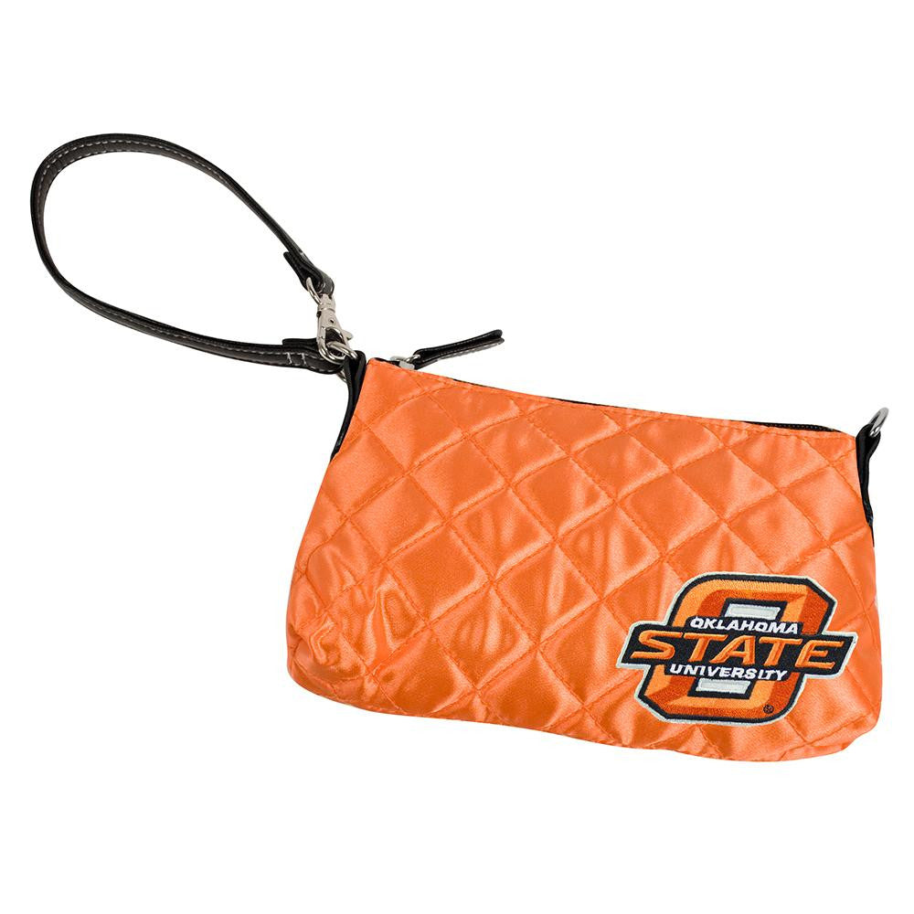 Oklahoma State Cowboys NCAA Quilted Wristlet (Orange)