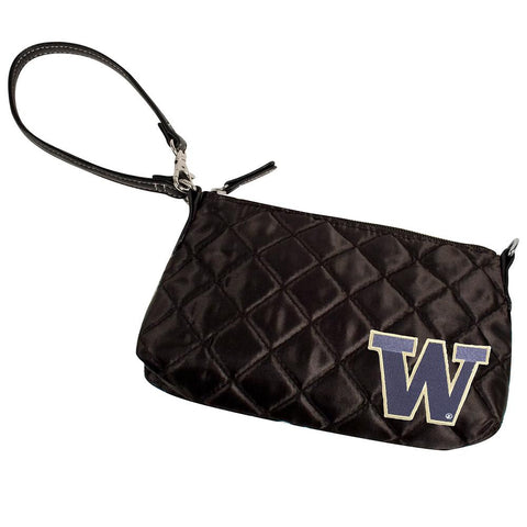 Washington Huskies NCAA Quilted Wristlet (Black)