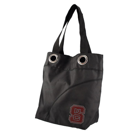 North Carolina State Wolfpack NCAA Sport Noir Sheen Tote