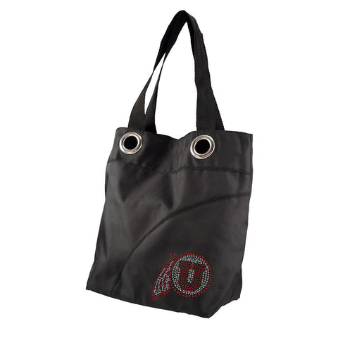 Utah Utes NCAA Sport Noir Sheen Tote