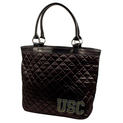 USC Trojans NCAA Sport Noir Quilted Tote