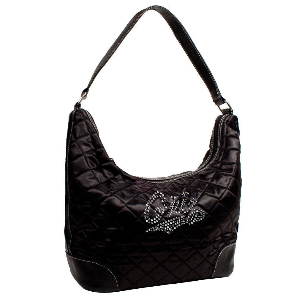 Montana Grizzlies NCAA Sport Noir Quilted Hobo