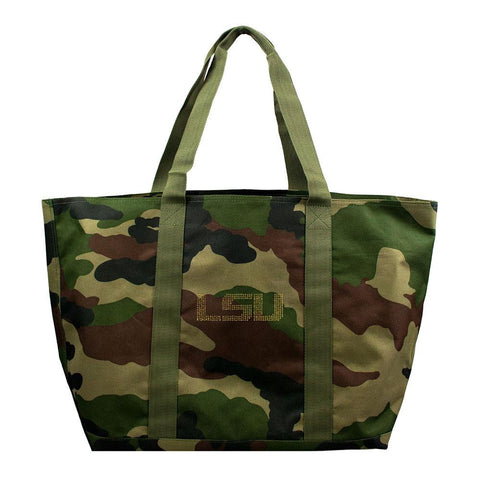 LSU Tigers NCAA Camo Tote