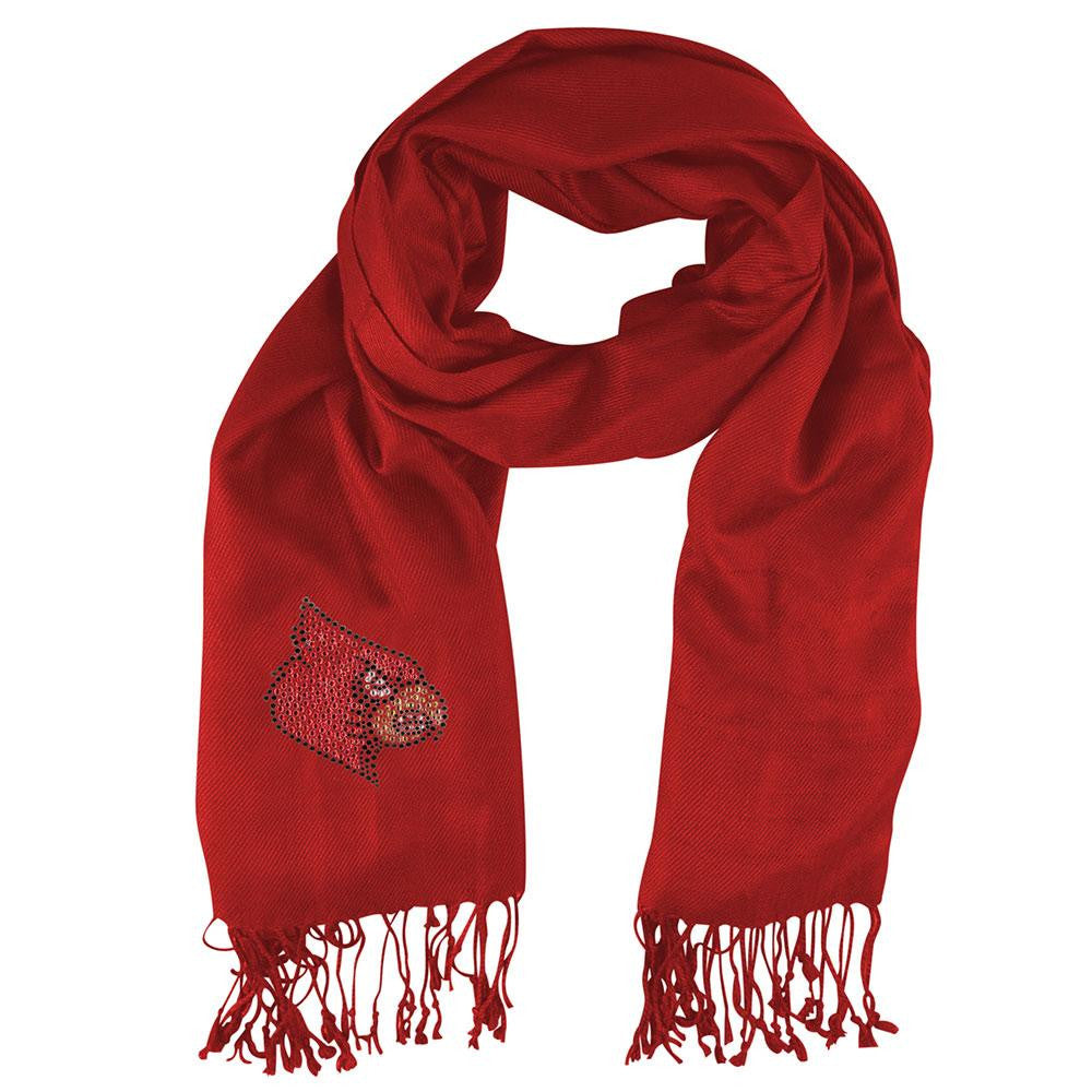 Louisville Cardinals NCAA Pashi Fan Scarf (Light Red)