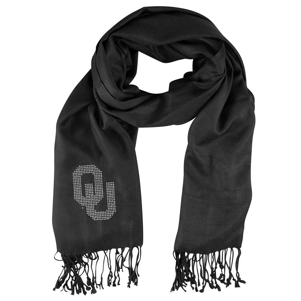 Oklahoma Sooners NCAA Black Pashi Fan Scarf