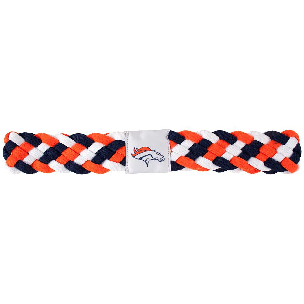 Denver Broncos NFL Braided Head Band 6 Braid