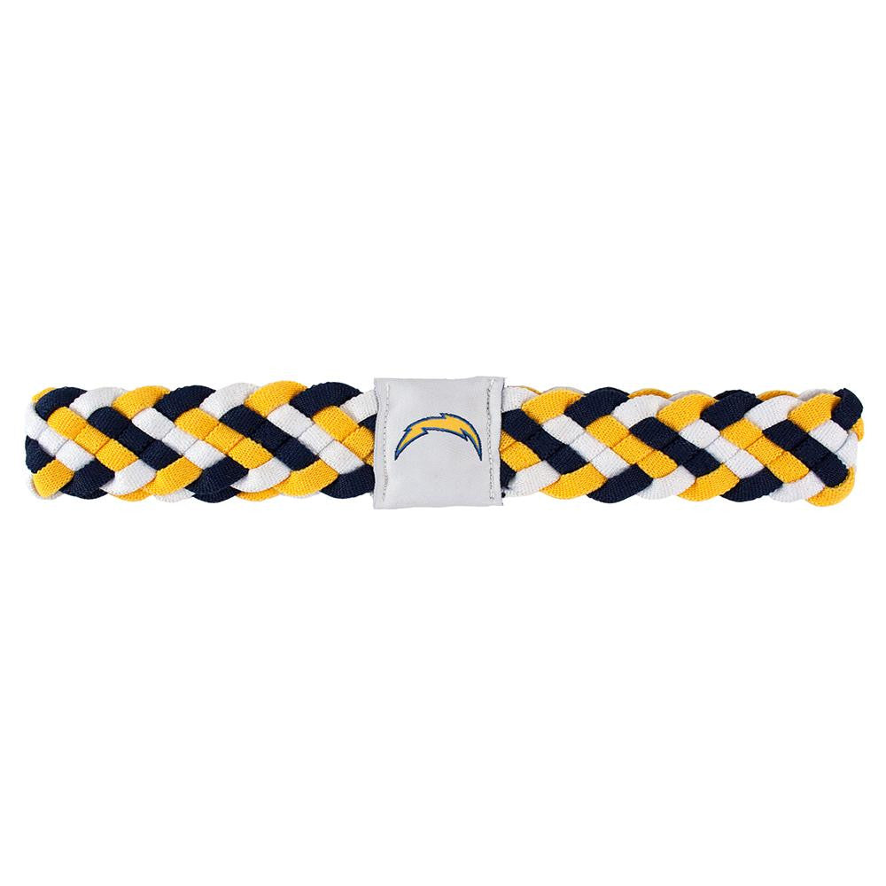 San Diego Chargers NFL Braided Head Band 6 Braid