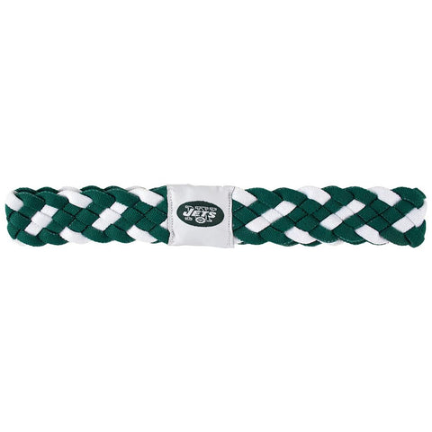 New York Jets NFL Braided Head Band 6 Braid