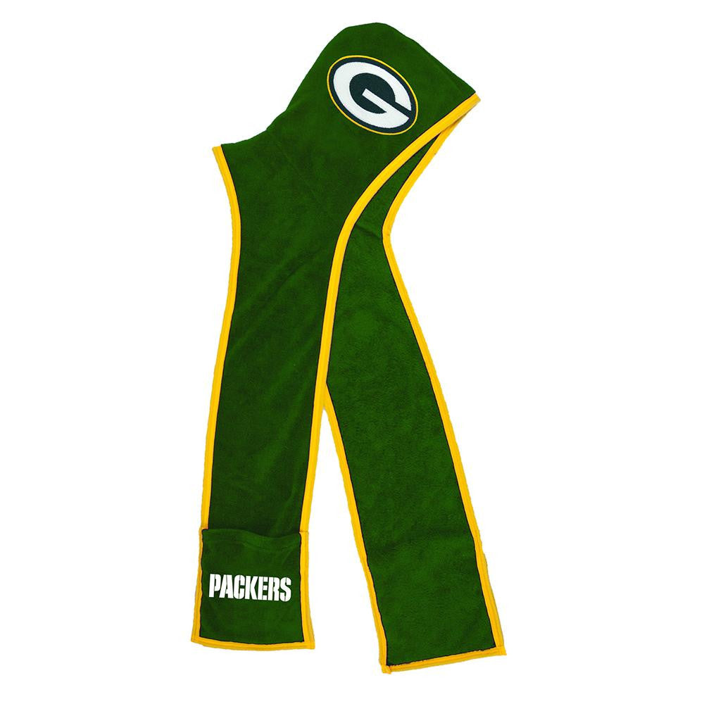 Green Bay Packers NFL Ultra Fleece Hoodie Scarf