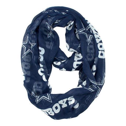 Dallas Cowboys NFL Sheer Infinity Scarf