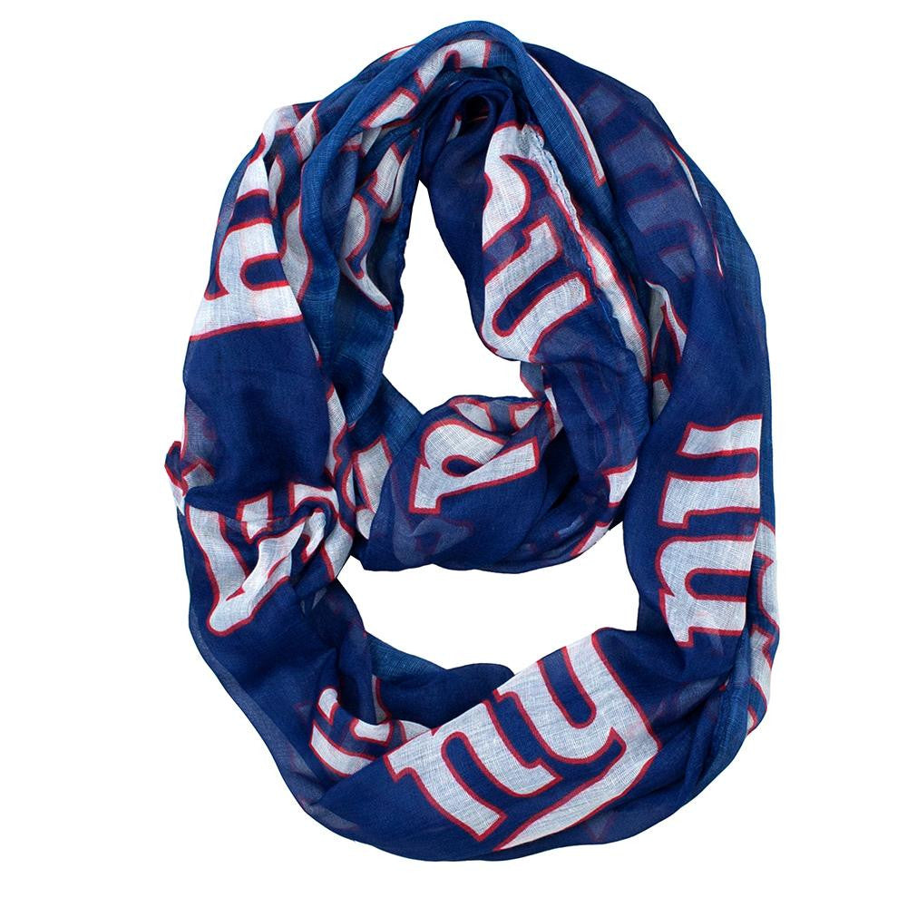 New York Giants NFL Sheer Infinity Scarf