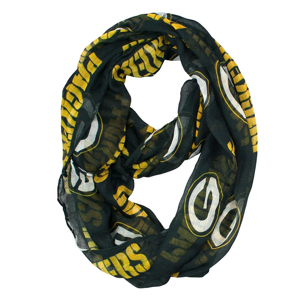 Green Bay Packers NFL Sheer Infinity Scarf