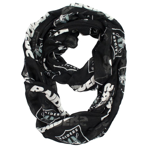 Oakland Raiders NFL Sheer Infinity Scarf