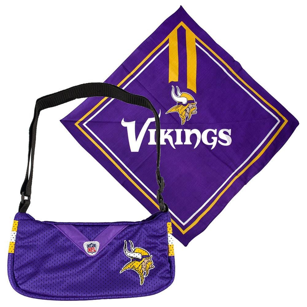 Minnesota Vikings NFL Fandana and Jersey Purse Set