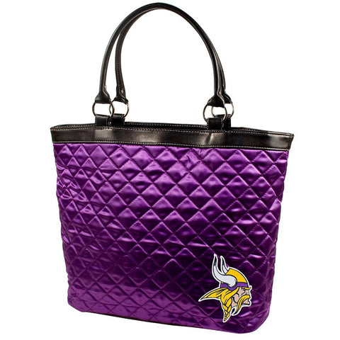 Minnesota Vikings NFL Quilted Tote (Purple)