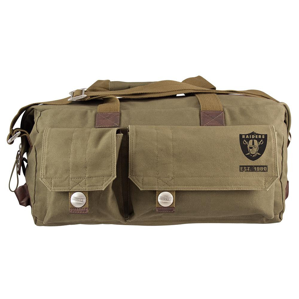 Oakland Raiders NFL Prospect Deluxe Weekender Bag