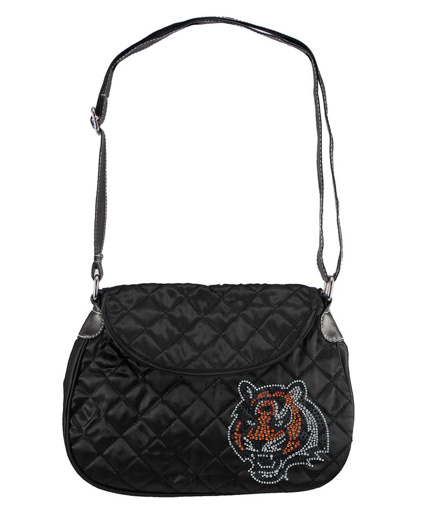 Cincinnati Bengals NFL Sport Noir Quilted Saddlebag