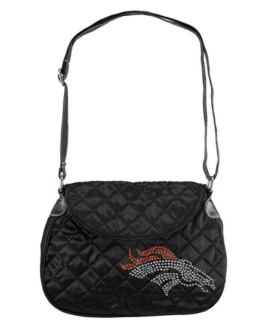 Denver Broncos NFL Sport Noir Quilted Saddlebag