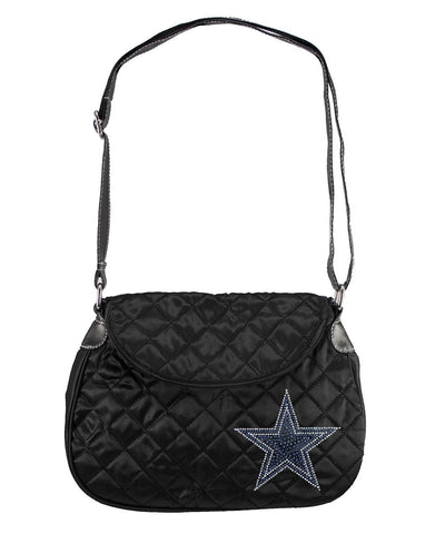 Dallas Cowboys NFL Sport Noir Quilted Saddlebag