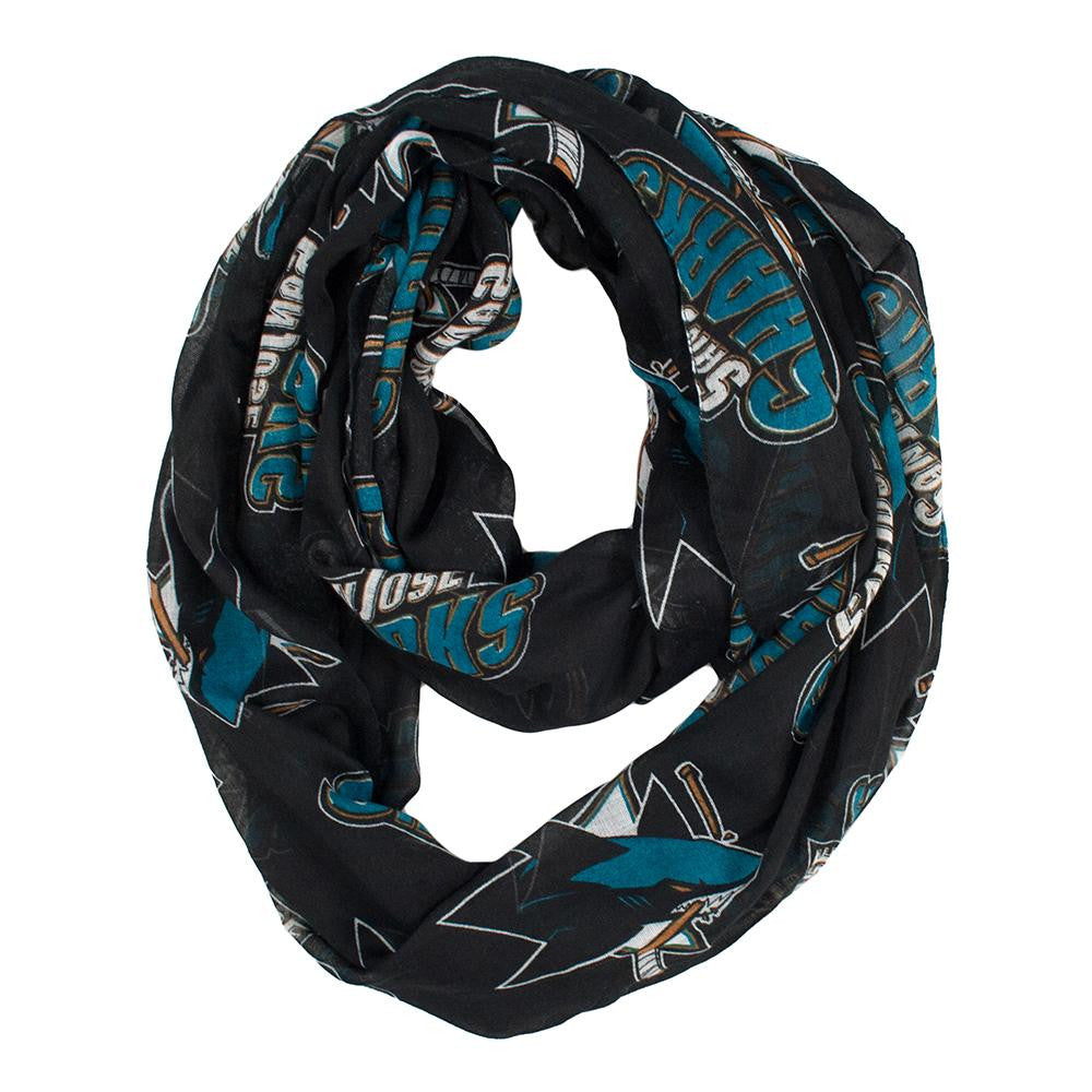 San Jose Sharks NHL Sheer Infinity Scarf