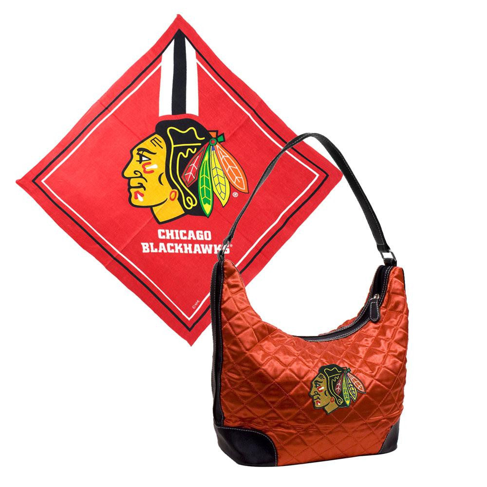 Chicago Blackhawks NHL Fandana and Jersey Purse Set