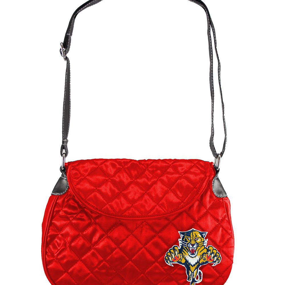 Florida Panthers NHL Quilted Saddlebag (Light Red)